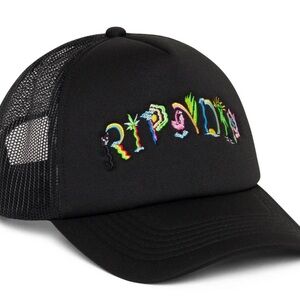 Ripndip Venice Black Mesh Cap with Colorful Embroidery Adjustable NWT UNISEX
